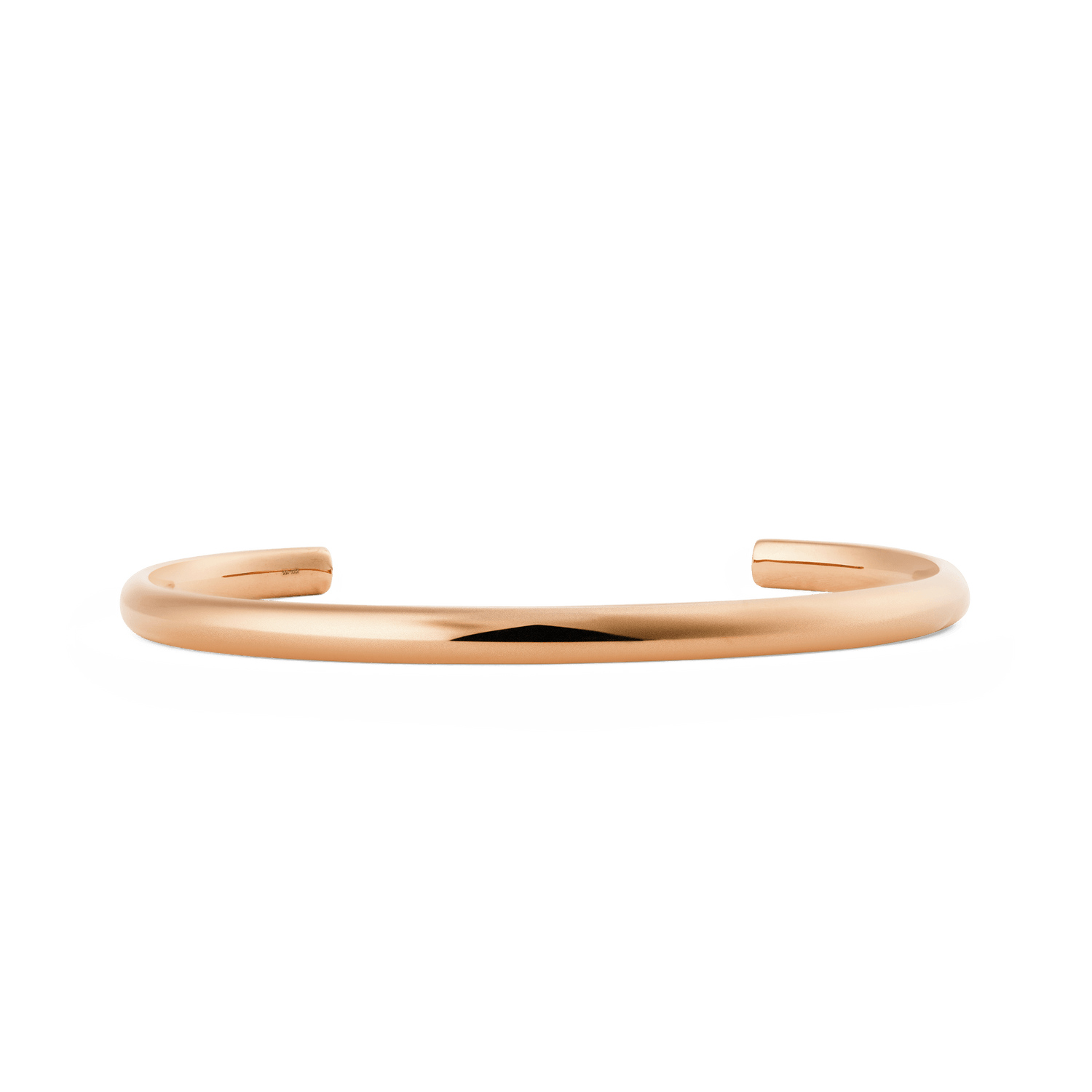 Arch 4mm 玫瑰金弧形手環