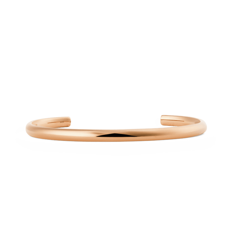 Arch 4mm 玫瑰金弧形手環