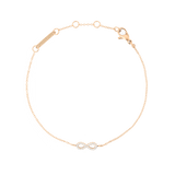 Mirelle Infinity 玫瑰金手鍊