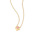 North Star 杏色琺瑯小星星金色項鍊