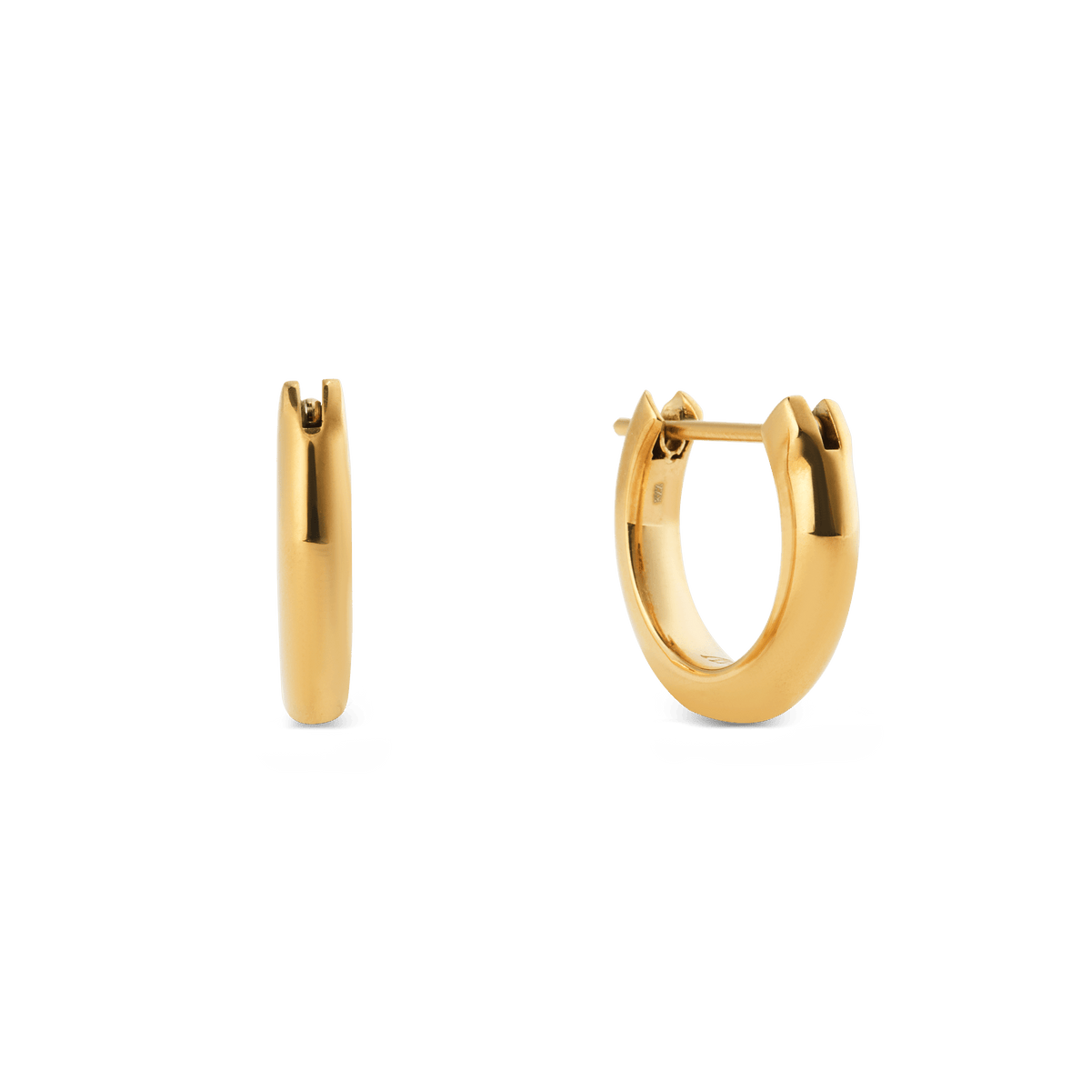 Arch 9mm 金色弧形耳環
