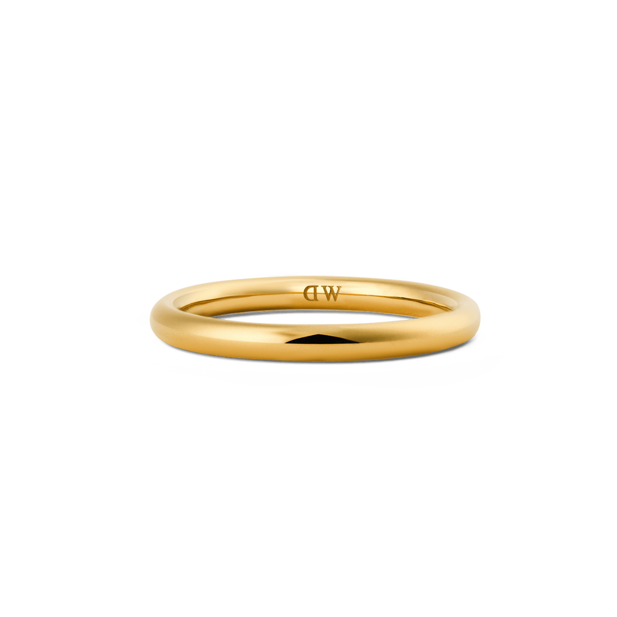 Arch 2.5mm 金色弧形戒指